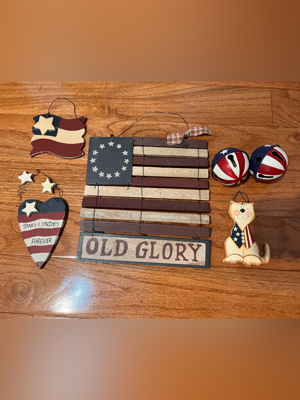 Primitive Stars and Stripes Lot - Great Condition and Ready for Display!